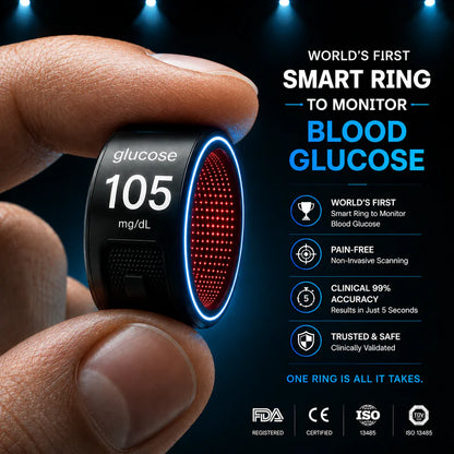 🎉 75% OFF Launch Offer🏆Pryxo™ G1 Non-Invasive Smart Ring