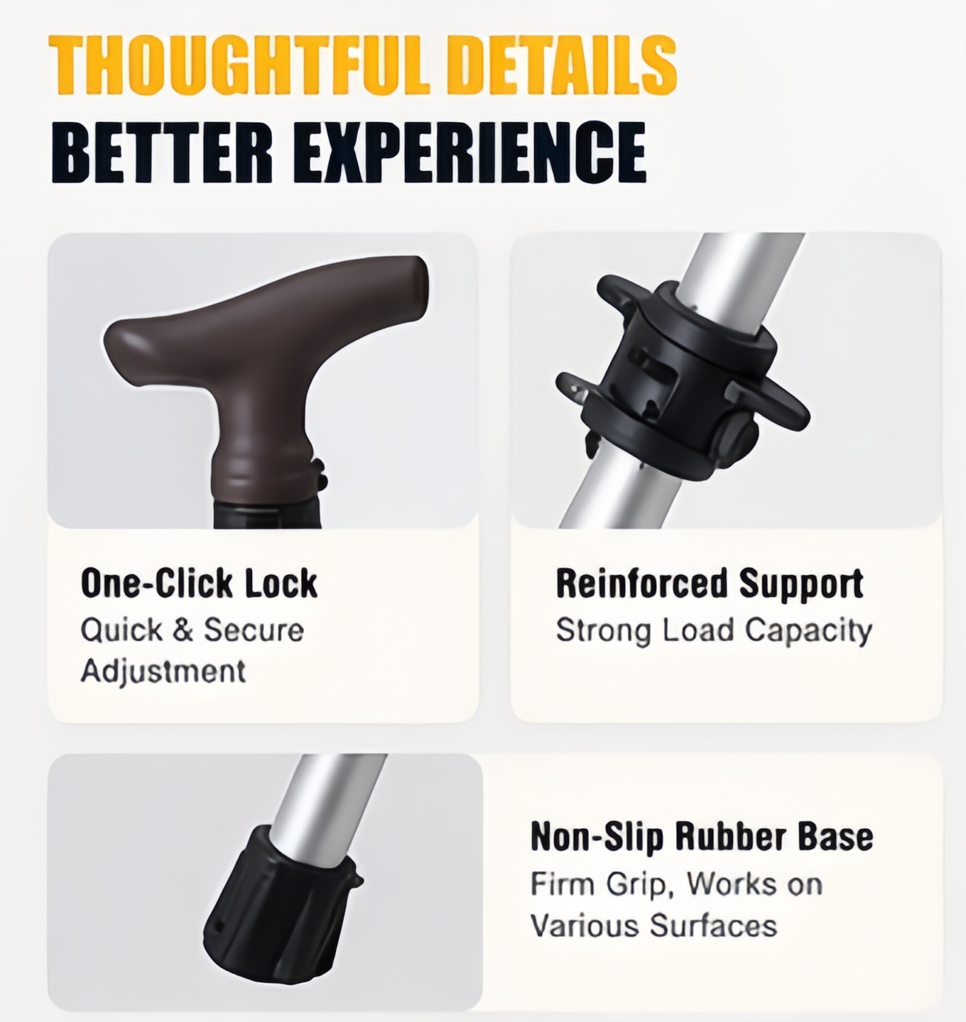 Two-in-one Automatic Cane Chair