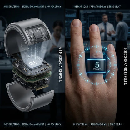 🎉 75% OFF Launch Offer🏆Pryxo™ G1 Non-Invasive Smart Ring
