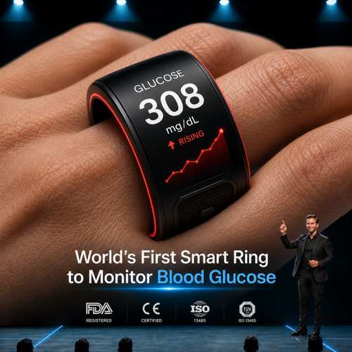 🎉 75% OFF Launch Offer🏆Pryxo™ G1 Non-Invasive Smart Ring