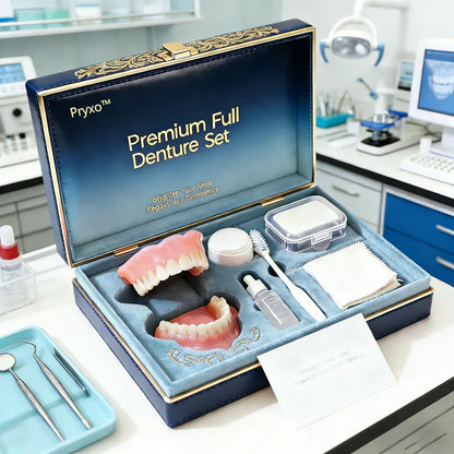 🌎Ends Today: 70% OFF! ⏰ Custom-Fit Full Functional Dentures Make you more confident