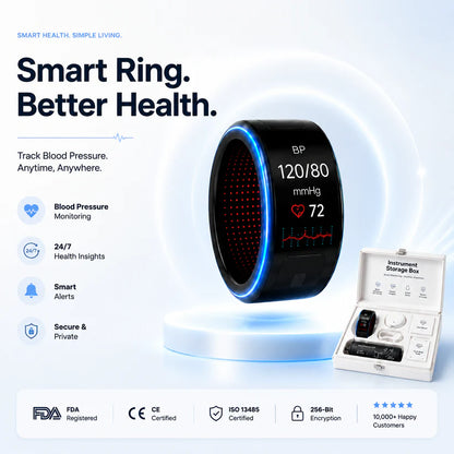 🎉 75% OFF Launch Offer🏆Pryxo™ G1 Non-Invasive Smart Ring